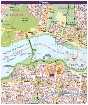 Mapa de Ottawa