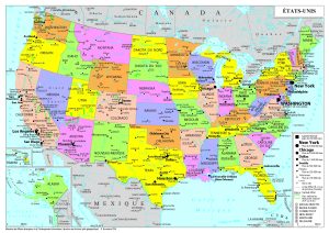 Mapa de Estados Unidos