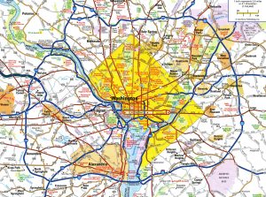 Mapa de Washington D. C.