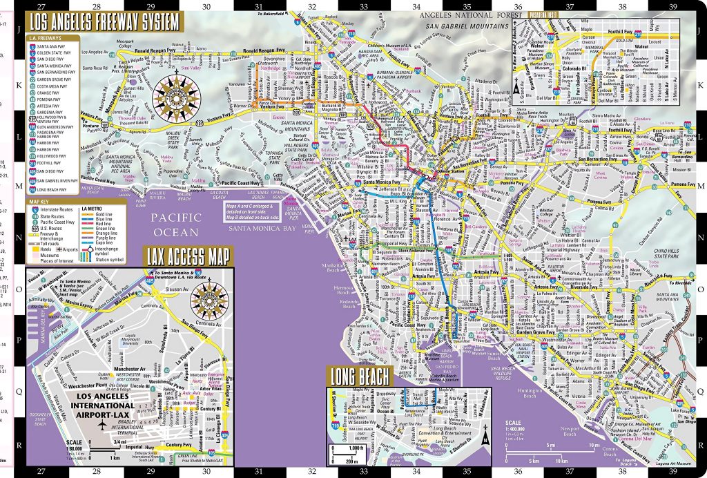 Plano de Los Angeles.