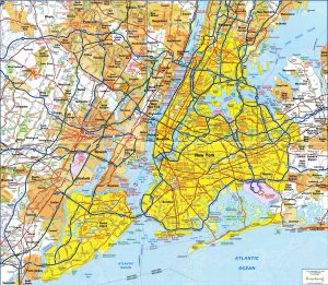 Plano de la ciudad de Nueva York