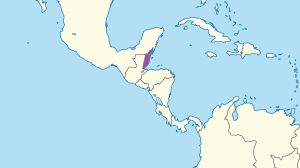 Mapa que muestra la ubicación de Belice en América Central.