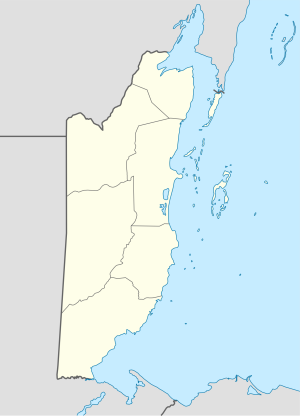 Mapa mudo de Belice