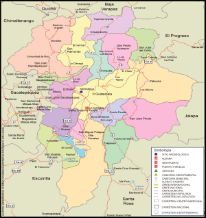 ¿Cuáles son los municipios del departamento de Guatemala?