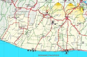 Mapa del Departamento de Escuintla
