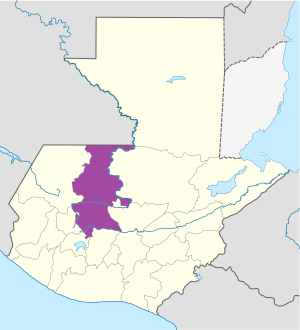 ¿Donde se encuentra el Departamento de Quiché?