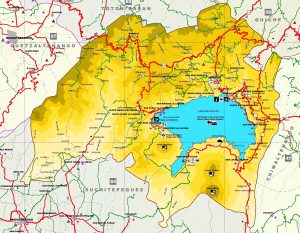 Mapa del Departamento de Sololá