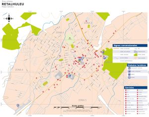 Mapa de la ciudad de Retalhuléu