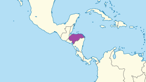 Mapa que muestra la ubicación de Honduras en Centroamérica. Mapa que muestra la ubicación de Honduras en Centroamérica.