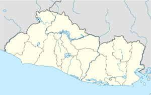 Mapa mudo de El Salvador