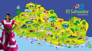 Mapa turístico de El Salvador