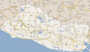 Mapa de carreteras de El Salvador