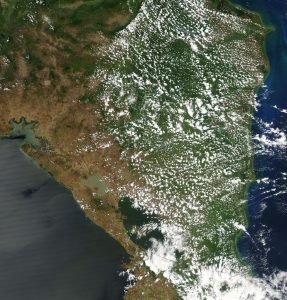 Imagen satelital de Nicaragua. Imagen satelital de Nicaragua.