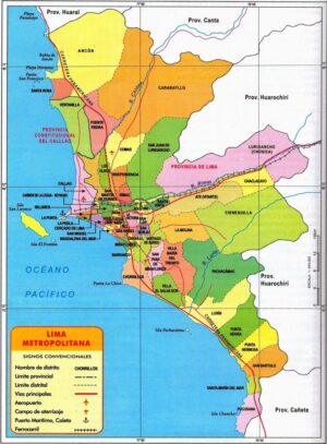 Mapa de Lima Metropolitana