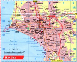 Plano de la ciudad de Lima