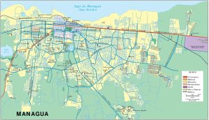 Plano de Managua de 1998.