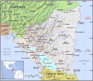 Principales ciudades de Nicaragua.