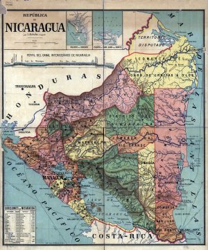 Mapa de la República de Nicaragua de 1913