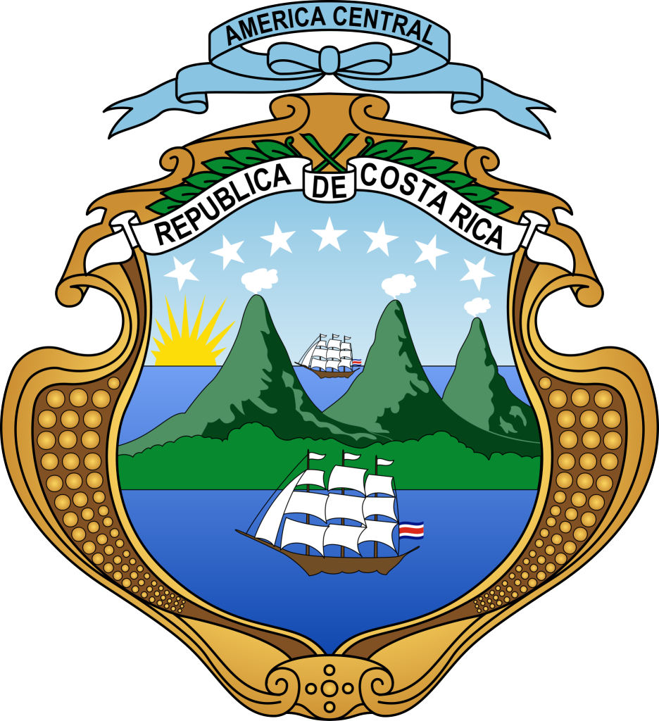 Escudo de Costa Rica.