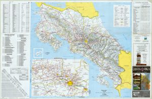 Mapa de carreteras de Costa Rica