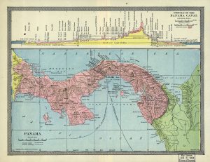 Mapa de Panamá publicado en 1904