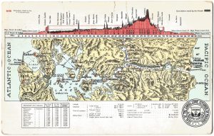 Mapa del Canal de Panamá de 1944.