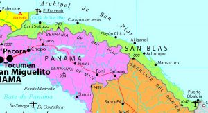 Principales ciudades de la comarca Guna Yala.