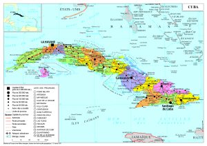 Mapa de Cuba