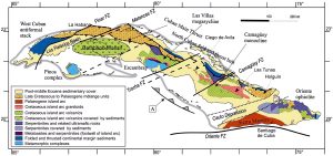 Mapa geológico de Cuba