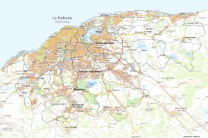 Mapa de carreteras de La Habana