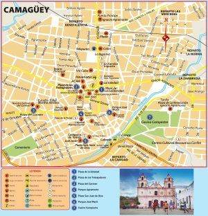 Mapa de la ciudad de Camagüey