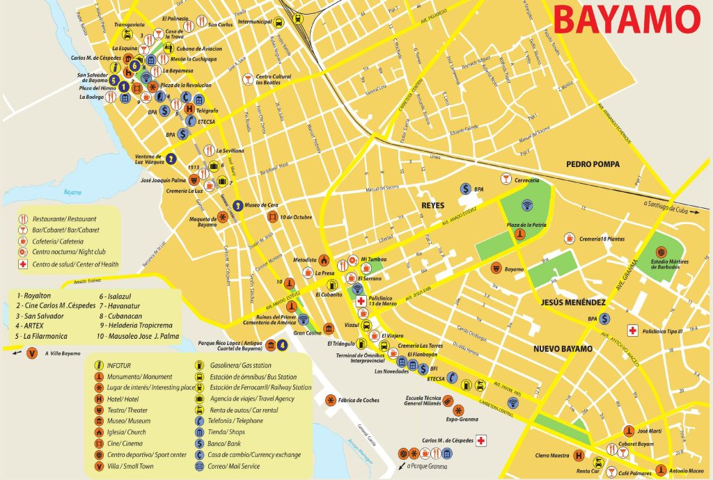 Plano de la ciudad de Bayamo.