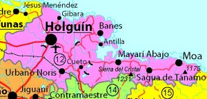 Principales ciudades de la provincia de Holguín.