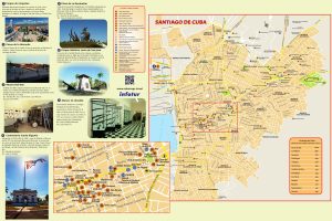 Plano de la ciudad de Santiago de Cuba