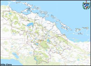 Mapa de la provincia de Villa Clara