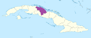 Mapa de ubicación de la provincia de Villa Clara en Cuba. Mapa de ubicación de la provincia de Villa Clara en Cuba.