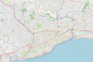 Mapa de carreteras y calles de Santo Domingo.