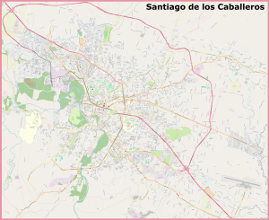 Plano de Santiago de los Caballeros