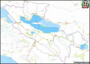 Mapa de la provincia de Independencia
