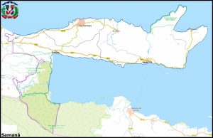 Mapa de la provincia de Samaná