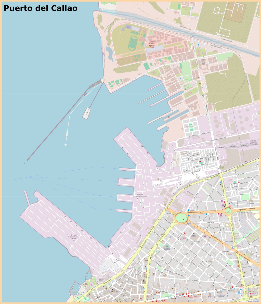 Plano del Puerto del Callao.