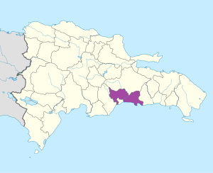 Mapa de ubicación de la provincia de Santo Domingo en República Dominicana. Mapa de ubicación de la provincia de Santo Domingo en República Dominicana.