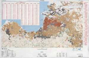 Mapa topográfico de Puerto Príncipe de 1994.