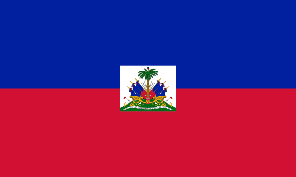 Bandera de Haití.