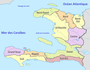 ¿Cuáles son los departamentos de Haití?
