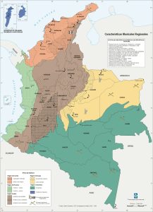 Características musicales regionales en Colombia.