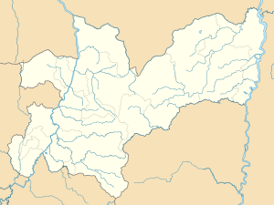 Mapa mudo del departamento de Caldas