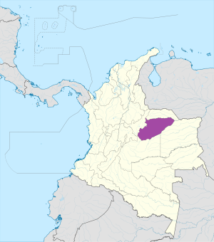 ¿Dónde se encuentra el departamento de Casanare?
