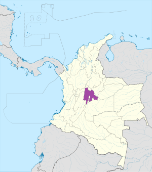 ¿Dónde se encuentra el departamento de Cundinamarca?