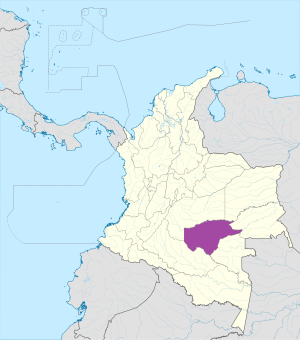 ¿Dónde se encuentra el departamento del Guaviare?